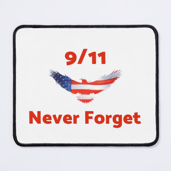 Item preview, 9/11 Never Forget Tribute Bird with USA Flag Colors – Patriotic Memorial Design designed and sold by Ani-24.