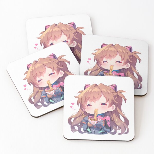 Item preview, Makinami Neon Mari Illustrious Evangelion Anime Girl Ramen Feast designed and sold by 108Recordings.