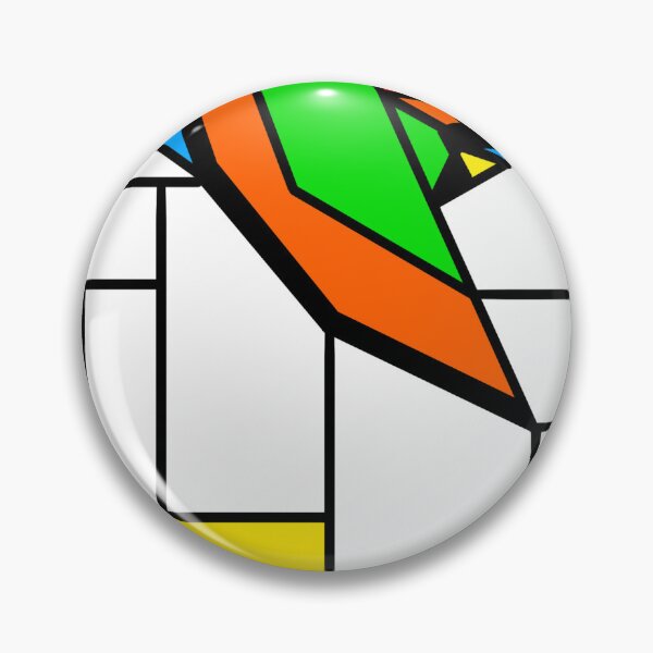 Item preview, Mondrian Rainbow Bee-eater  designed and sold by CCArtPrints.