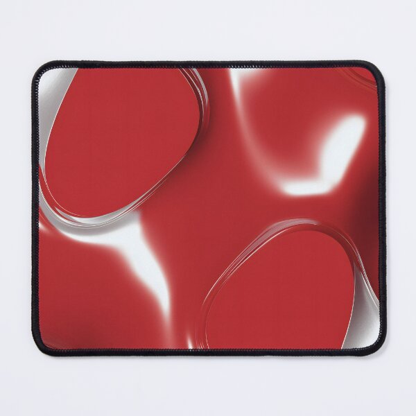 Item preview, Y2K Red Chrome Liquid Futuristic Pattern designed and sold by Velvetcosmonova.