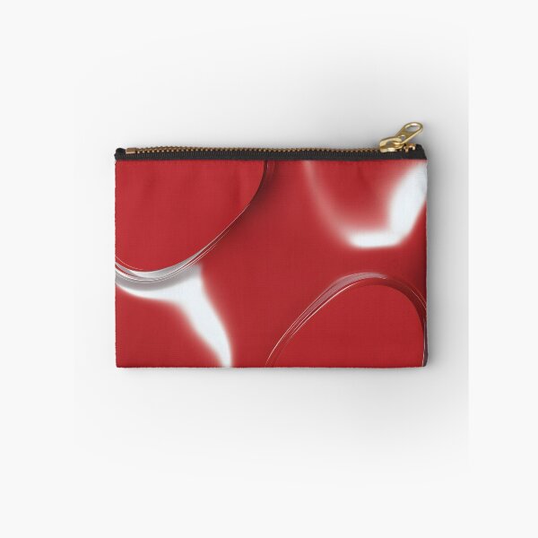 Item preview, Y2K Red Chrome Liquid Futuristic Pattern designed and sold by Velvetcosmonova.