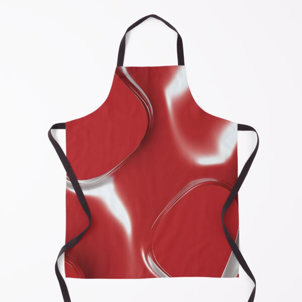 Item preview, Y2K Red Chrome Liquid Futuristic Pattern designed and sold by Velvetcosmonova.