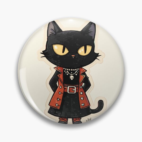 Item preview, Eerie Gothic Black Cat designed and sold by bapupa.