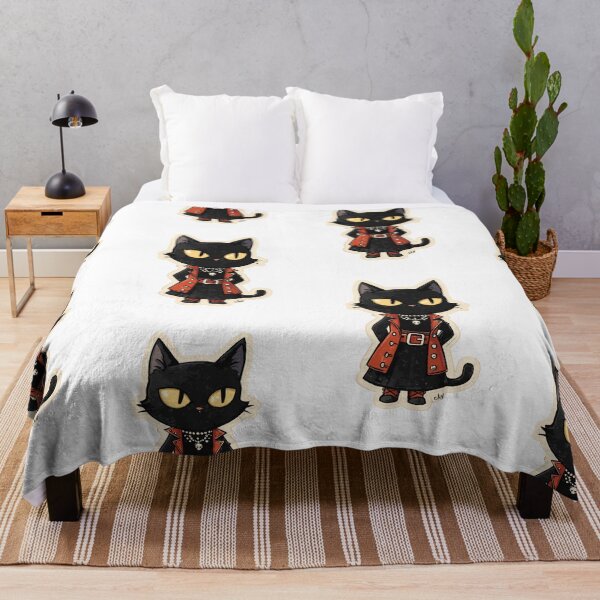 Item preview, Eerie Gothic Black Cat designed and sold by bapupa.