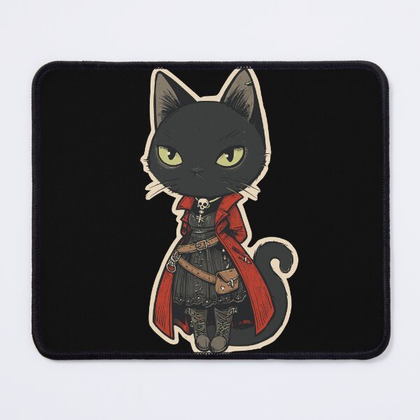 Item preview, Dark Feline Gothcore Charm designed and sold by bapupa.