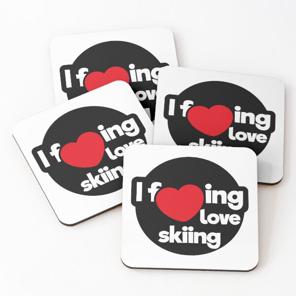 Item preview, I love skiing designed and sold by Coops Clothing.