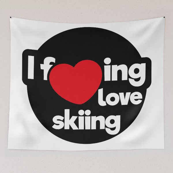 Item preview, I love skiing designed and sold by Coops Clothing.