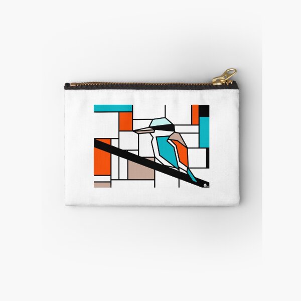 Item preview, Mondrian Red-backed Kingfisher designed and sold by CCArtPrints.