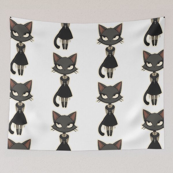 Item preview, Spooky Night Black Cat designed and sold by bapupa.