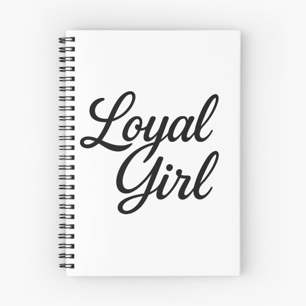 Artikelvorschau, Loyales Mädchen – stilvolle Typografie entworfen und verkauft von SweetandSpicylife.
