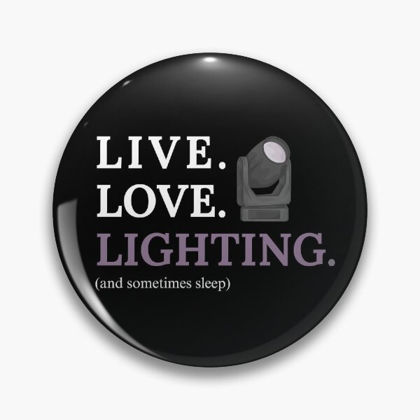 Item preview, Live. Love. Lighting. (and sometimes sleep) black designed and sold by Shop The Show.