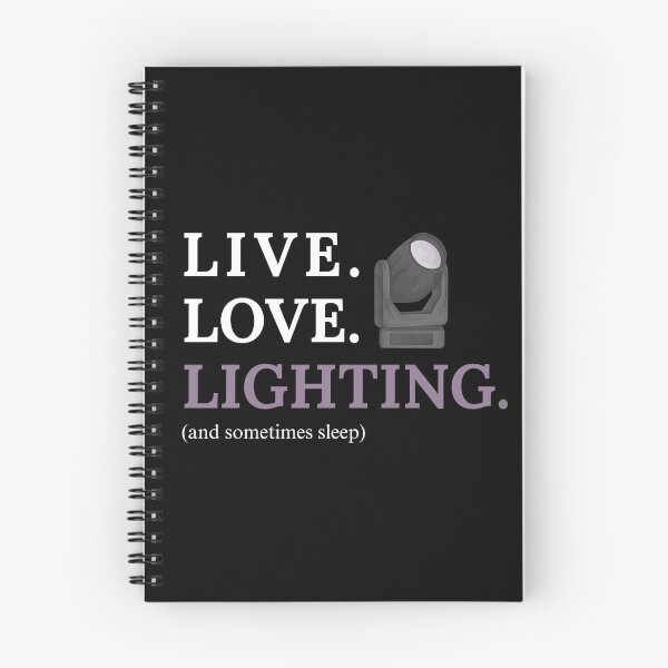 Item preview, Live. Love. Lighting. (and sometimes sleep) black designed and sold by Shop The Show.