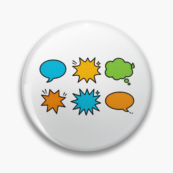 Item preview, Speech bubble icons in various shapes with vibrant colors, isolated on transparent background, AI Generated designed and sold by dvoevnore.