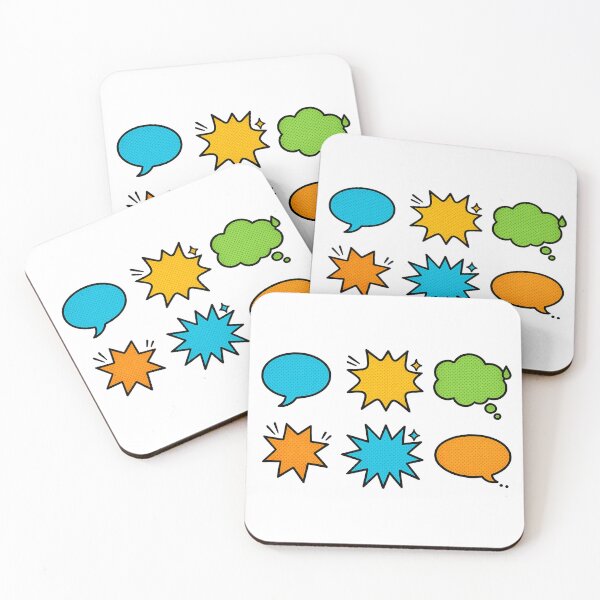 Item preview, Speech bubble icons in various shapes with vibrant colors, isolated on transparent background, AI Generated designed and sold by dvoevnore.
