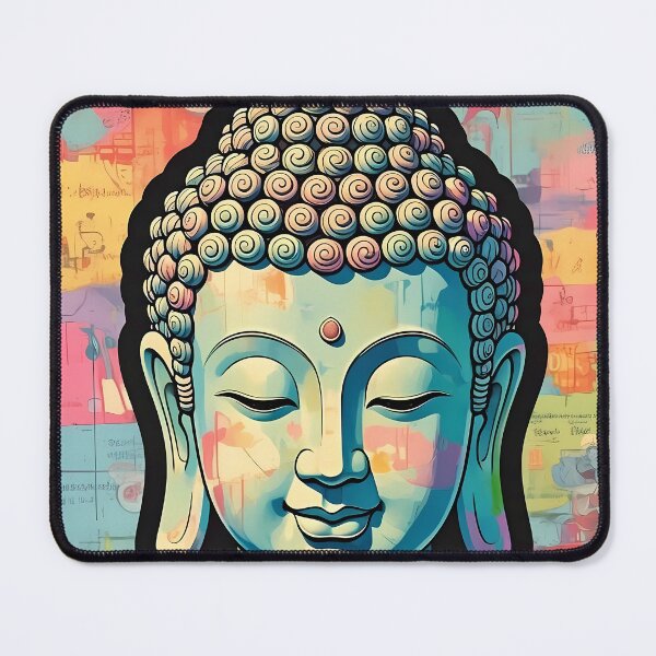 Item preview, Artistic Stylized Buddha Head designed and sold by Digital-Davinci.