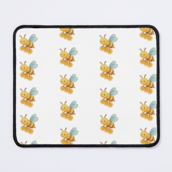 Item preview, Bee holding honeycomb on transparent background, AI Generated designed and sold by dvoevnore.