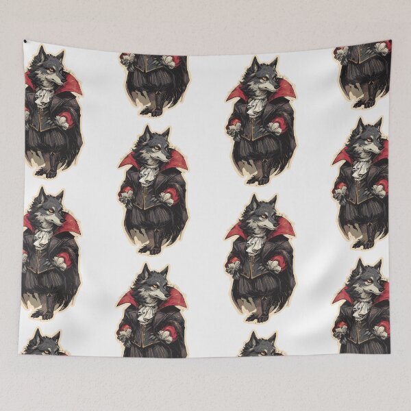 Item preview, Eerie Nocturnal Wolf Spirit designed and sold by bapupa.