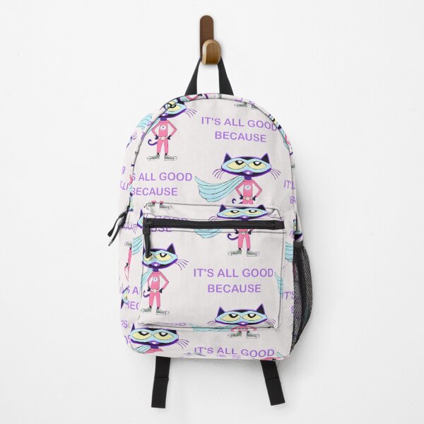 Item preview, Super Blue Feline Hero - Always Good Vibes Graphic designed and sold by kotykmarket.