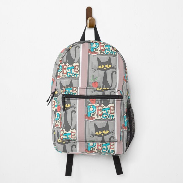 Item preview, Cool Cartoon Black Cat Design with Red Apple & Sneakers - Fun Retro Style designed and sold by kotykmarket.