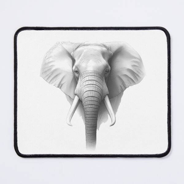 Item preview, Elephant Front View – Majesty of Nature designed and sold by RAKO13.
