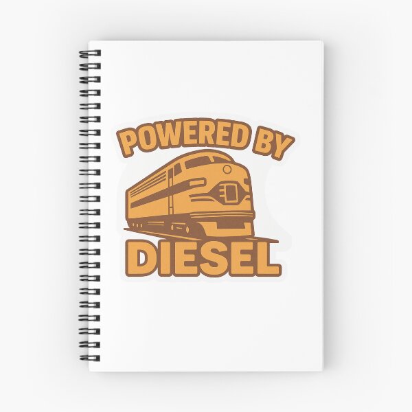 Item preview, Powered by Diesel – Vintage Yellow Train Design designed and sold by Harprints.Studio.