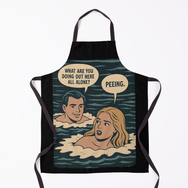 Item preview, Couple bathing, funny vintage comic design designed and sold by Planet Utoppia.