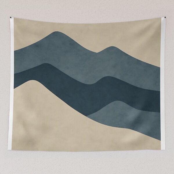 Artikelvorschau, Layered Peaks – Abstrakte Bergsilhouetten entworfen und verkauft von SraotaStudio.