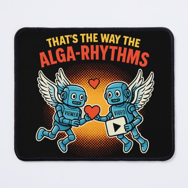 Item preview, Alga-Rhythms of Love – Robot Cupid Comic Tee designed and sold by Taberland.