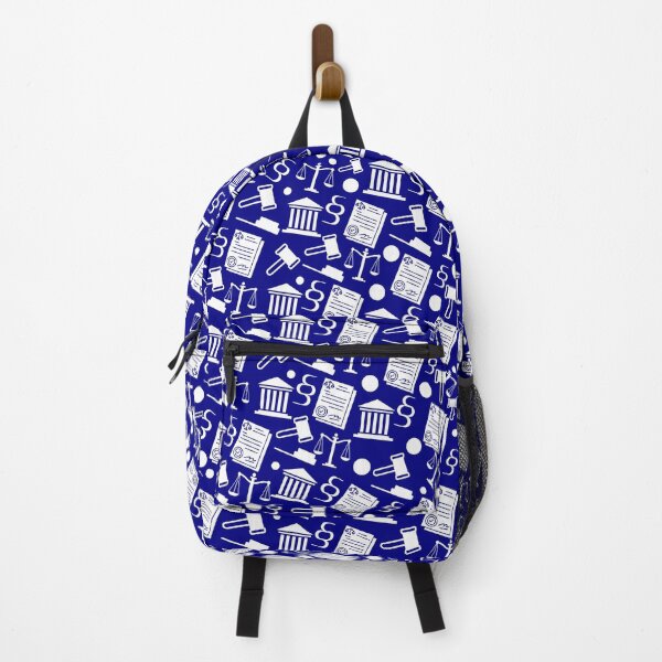 Item preview, bold blue white Lawyer Pattern Design Attorney Justice Law Symbols Legal Professional Gifts designed and sold by DesignYourWaystore.