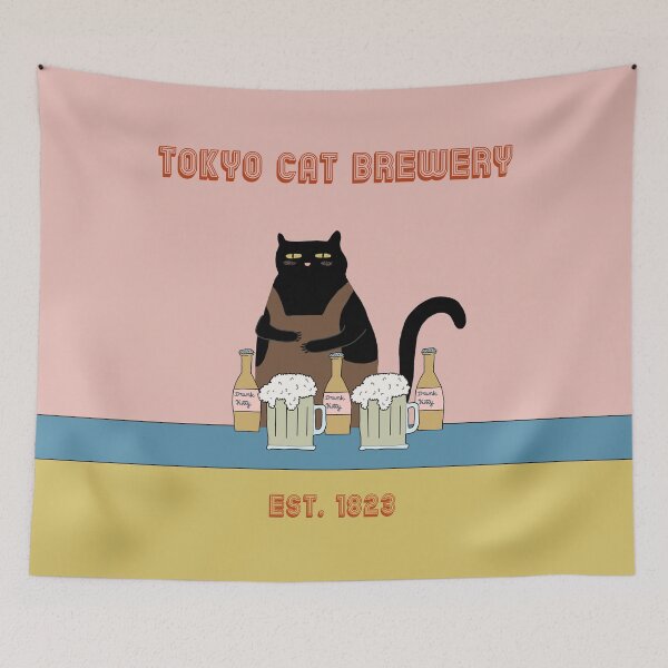 Item preview, Tokyo cat brewery merch v2 designed and sold by VZORY.