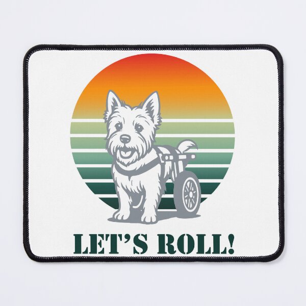 Item preview, Let's Roll! - Disabled Dog designed and sold by PERIferyART.