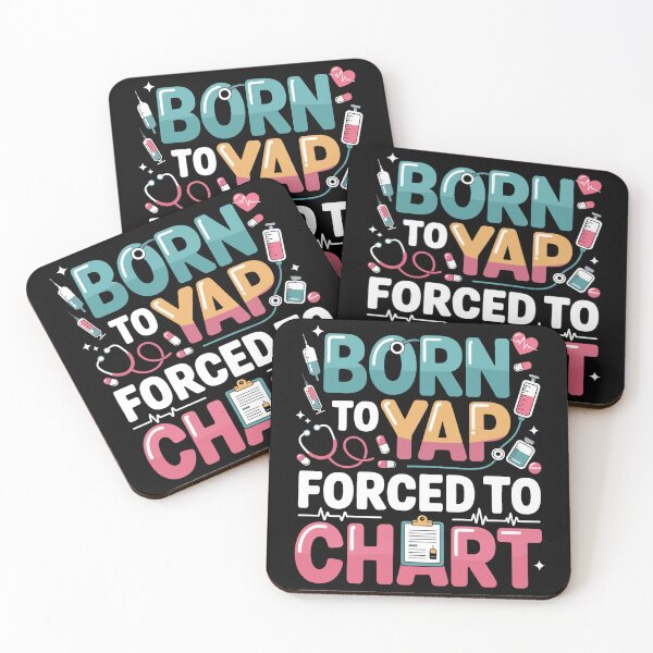 Item preview, Born To Yap Forced to Chart Design, Spring Nurse tshirt, School Nurse Design, Nursing shirt, Preppy Nurse Design designed and sold by Merchall  store.