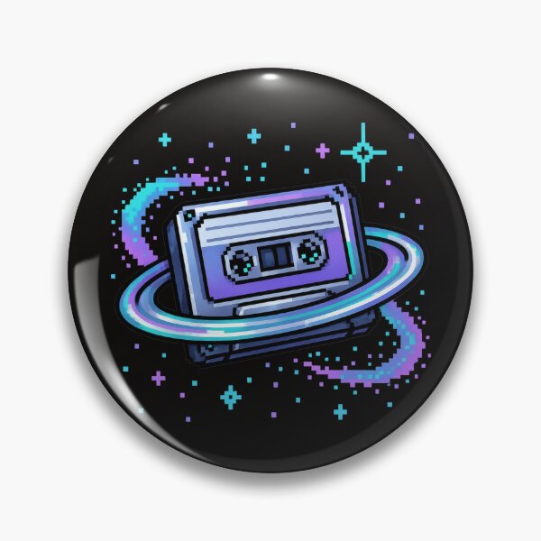 Item preview, Cassette Planet – Vaporwave Pixel Art designed and sold by AwesomeBeyondLimits.
