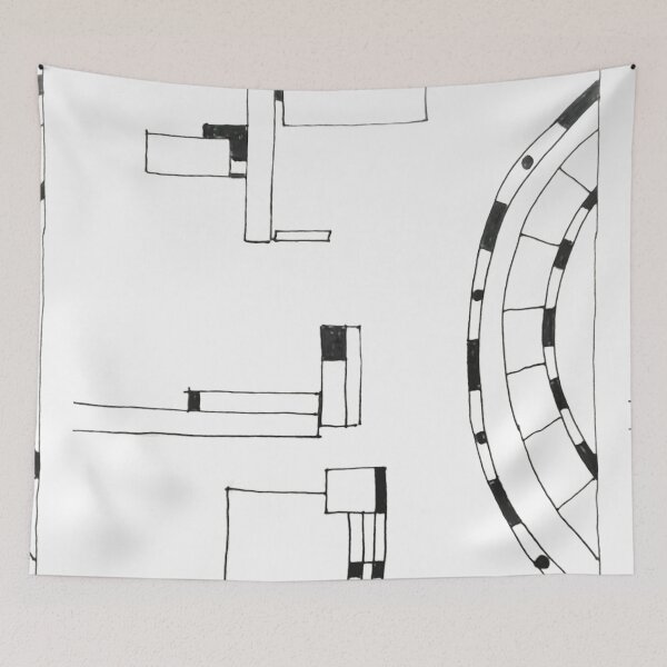 Item preview, abstract plan I designed and sold by Tereza Pilar  Art.