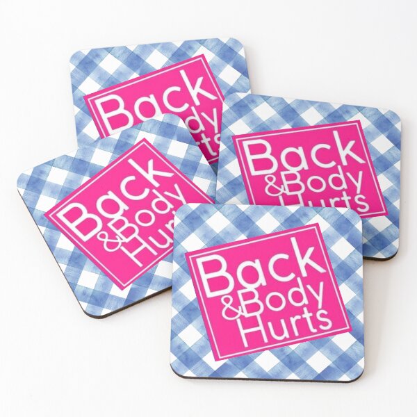 Item preview, Back & Body Hurts Funny Parody Design | Relatable Humor Gift designed and sold by NUSHS.