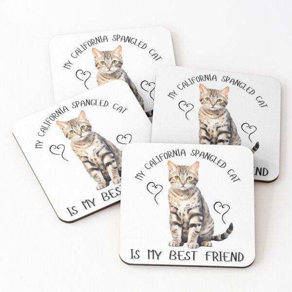 Item preview, My California Spangled Cat Is My Best Friend designed and sold by Viikis.