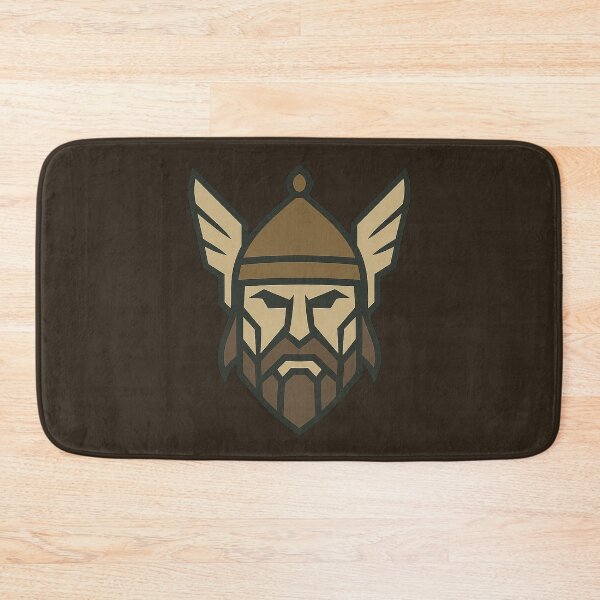 Item preview, Low-Poly Geometric Gallic Warrior Head – Symmetrical Celtic Design designed and sold by Bratak.
