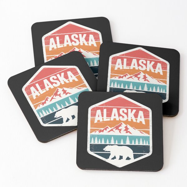 Item preview, Alaskan Glacier Mountains Landscape Bear Animal designed and sold by Sunset4Bones.
