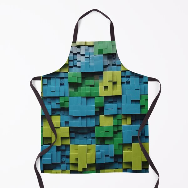 Item preview, 3D Block Squares Rectangular Tetris Like Tiles Design designed and sold by Digital-Davinci.