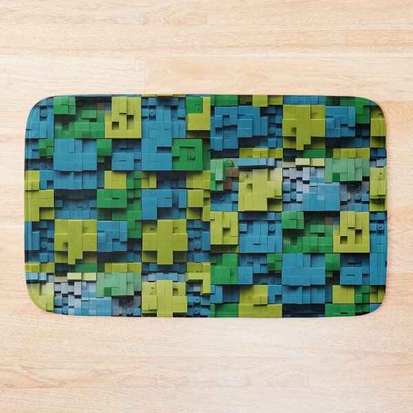 Item preview, 3D Block Squares Rectangular Tetris Like Tiles Design designed and sold by Digital-Davinci.