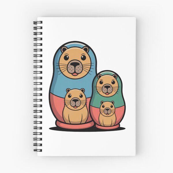 Item preview, Retro Capybara Matryoshka Babushka – Quirky Russian Nesting Doll Design designed and sold by Okada's t-shirts & accessories.