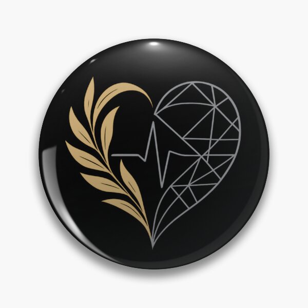 Item preview, Geometric heart with line – unisex design designed and sold by Quenarostudio.