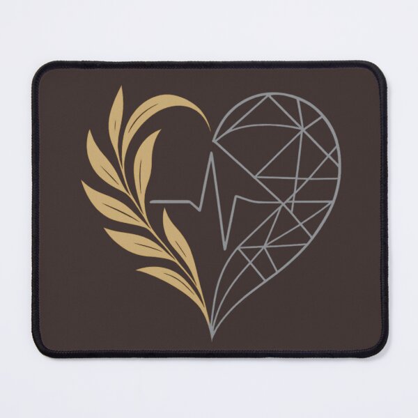 Item preview, Geometric heart with line – unisex design designed and sold by Quenarostudio.