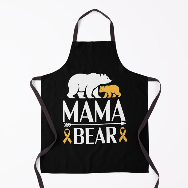 Item preview, Mama Bear Childhood Cancer Awareness Mom Of A Warrior designed and sold by Sunset4Bones.