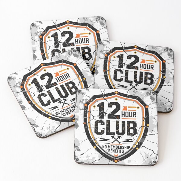 Item preview, 12 Hour Club - No Membership Benefits designed and sold by FIFO-Life.