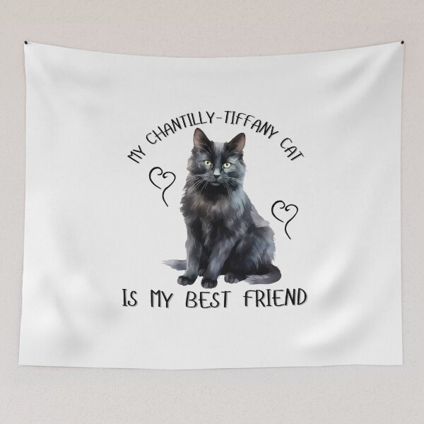 Item preview, My Chantilly-Tiffany Cat Is My Best Friend designed and sold by Viikis.