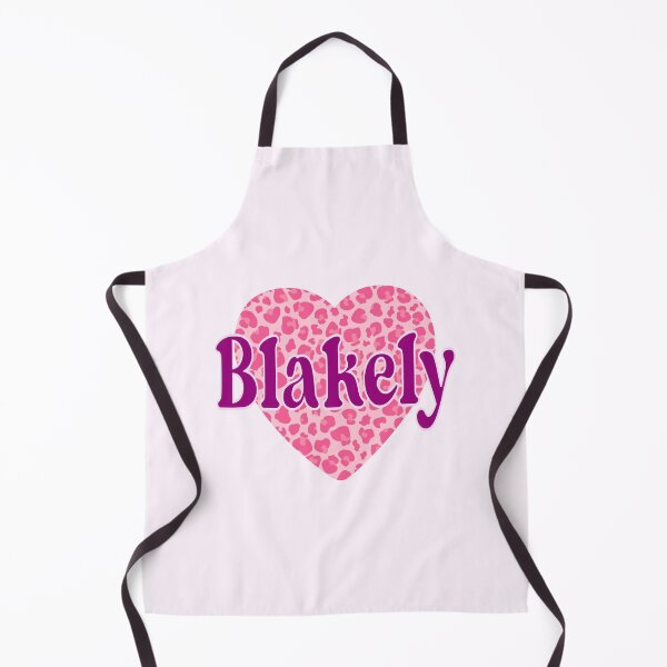 Item preview, Blakely Name Pink Leopard Heart designed and sold by Jeallan Designs.