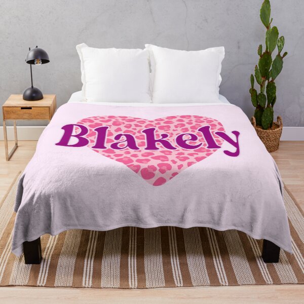 Item preview, Blakely Name Pink Leopard Heart  designed and sold by Jeallan Designs.