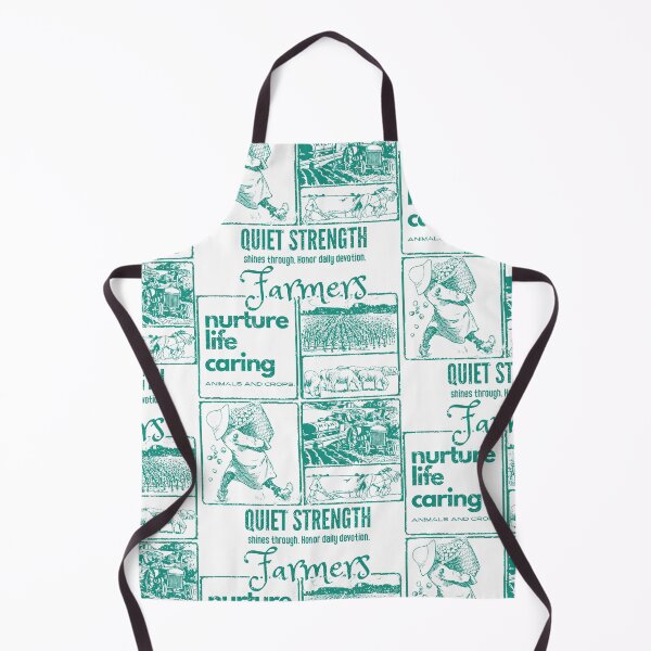Item preview, Green and Gray Homage to Farmers’ Quiet Strength designed and sold by SplashTastic.