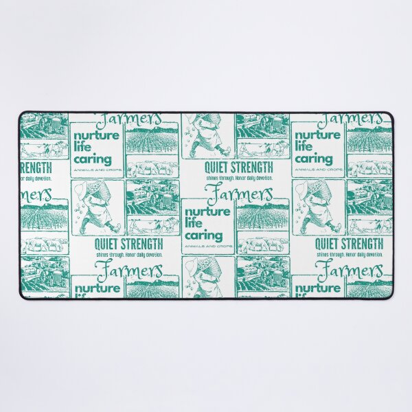 Item preview, Green and Gray Homage to Farmers’ Quiet Strength designed and sold by SplashTastic.